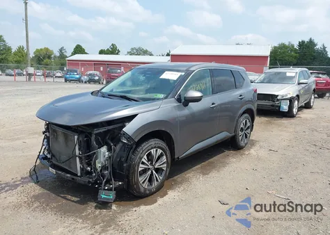 2021 Nissan Rogue Sv Intelligent Awd из США, поврежденный, VIN 5N1AT3BB8MC720786